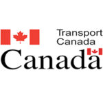 The Transport Canada logo prominently features a large red maple leaf with flags, accompanied by the text "Transport Canada" above "Canada." Its commitment resonates with international standards, paralleling organizations like EASA.